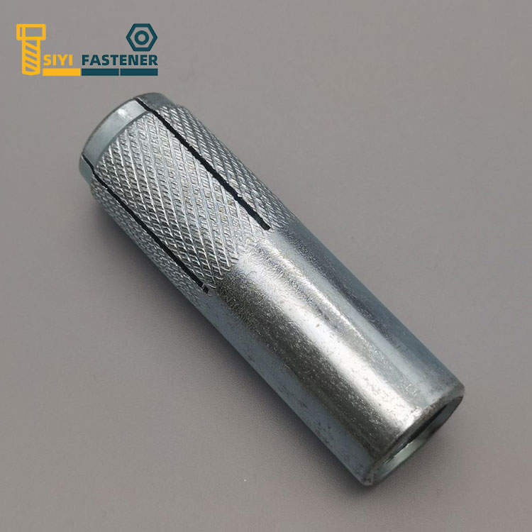 Cruach Carbóin Bluewhite Zinc Plated Drop In Anchor le Knurling